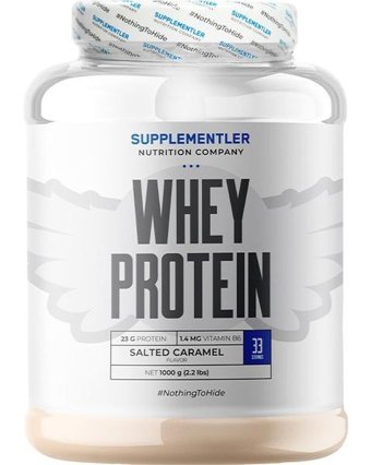 Supplementler Tuzlu Karamelli Whey Protein Protein Tozu 1000 gr