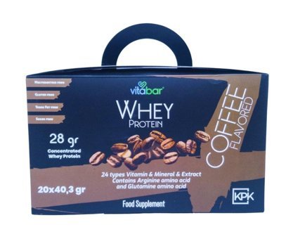 Vitabar Kahveli Whey Protein Protein Tozu 800 gr