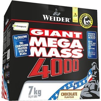 Weider Mega Mass 4000 120 Servis Kas Yapıcı Gainer 7000 gr Toz