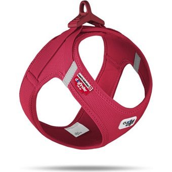 Curli Magnetic Vest Air-Mesh 2XS Ayarlanabilir Göğüs H Tipi Köpek Tasması Kırmızı