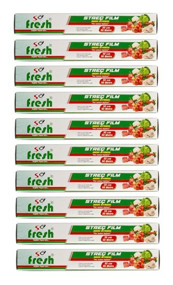 Sa Fresh 30x5000 cm 8 Mikron Streç Film 10 Adet