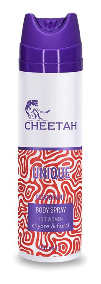 Cheetah Unique Çiçeksi Pudrasız Ter Önleyici Sprey Kadın Deodorant 150 ml