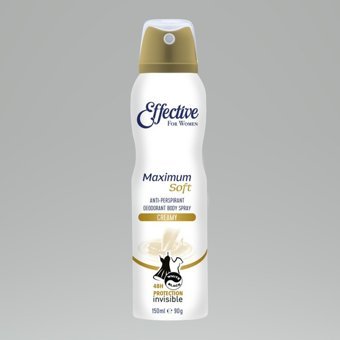 Effective Maximum Soft Pudrasız Ter Önleyici Sprey Kadın Deodorant 6x150 ml
