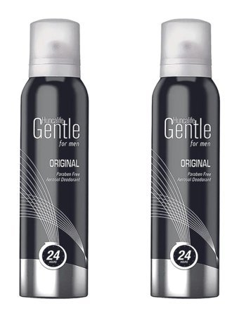 Huncalife Gentle Pudrasız Ter Önleyici Sprey Erkek Deodorant 2x150 ml