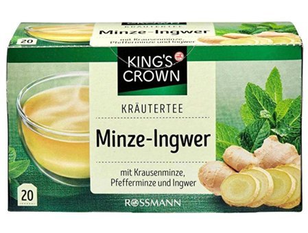 King's Crown Zencefil-Nane Karışık Poşet Bitki Çayı 20 Adet