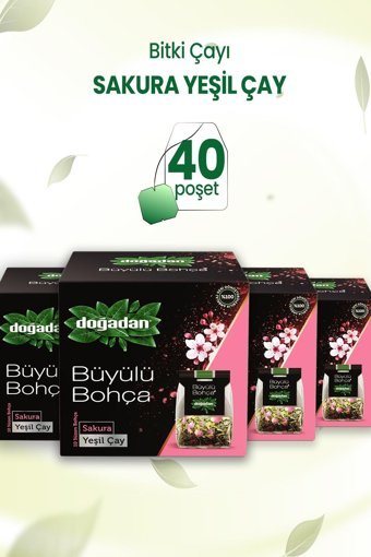 Doğadan Büyülü Bohça Sakura Karışık Poşet Bitki Çayı 4x10 Adet