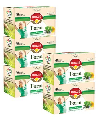 Doğuş Form Sarı Kantaron-Biberiye-Sinameki Karışık Poşet Bitki Çayı 5x20 Adet