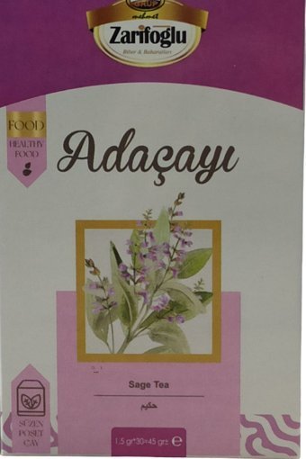 Zarifoğlu Adaçayı Poşet Bitki Çayı 30 Adet
