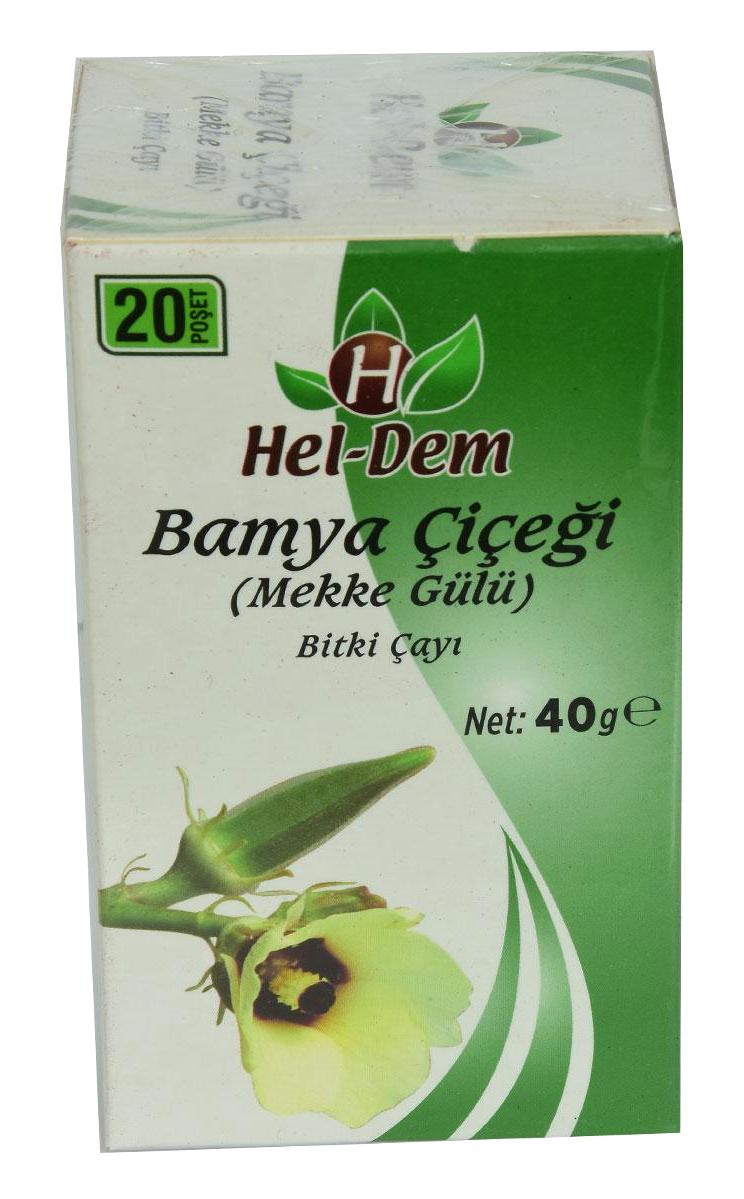 Hel-Dem Bamya Organik Poşet Bitki Çayı 40 gr 20 Adet
