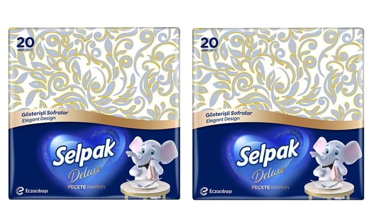 Selpak Kiraz Çiçeği Desenli Kağıt Peçete 2x20'li