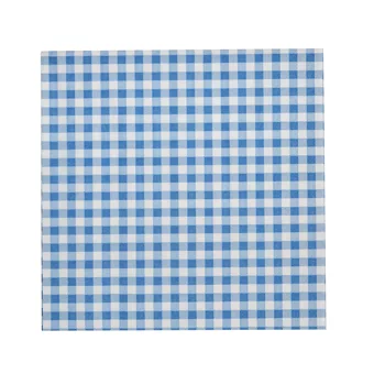 Karaca Home Plaid Mavi Desenli Kağıt Peçete 20'li