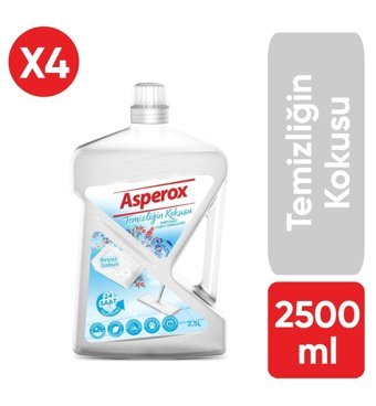 Asperox Temizliğin Kokusu Beyaz Sabun Yüzey Temizleyici 4x2.5 lt