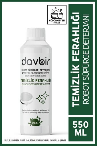 Davbir Temizlik Ferahlığı Robot Süpürge Deterjanı 550 ml