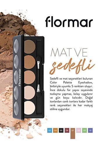Flormar No:007 Nude Dudes Toz Mat Sedefli Far Paleti
