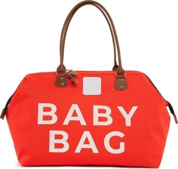Bagmori Baby Bag Su Geçirmez Fermuarlı Paraşutsoft Bebek El Çantası Nar Çiçeği