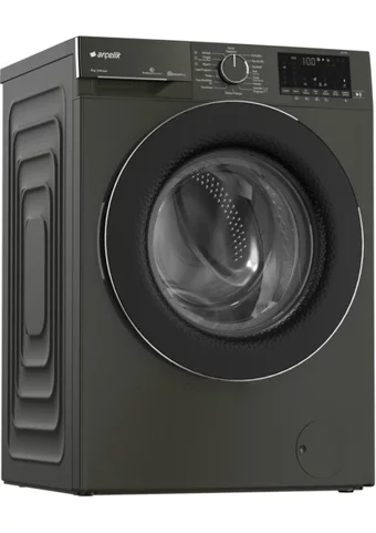 Arçelik 8120 PMG 1200 8 kg 1200 Devir B Enerji Sınıfı Gri Solo Çamaşır Makinesi