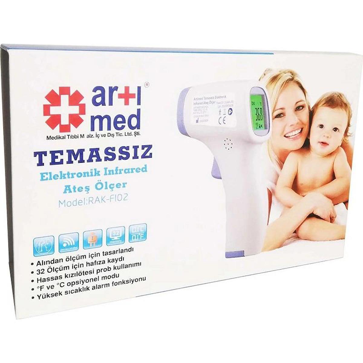 Artımed WL-601 Alın ve Şakak Temassız Dijital Tabanca Bebek - Çocuk - Yetişkin Ateş ölçer