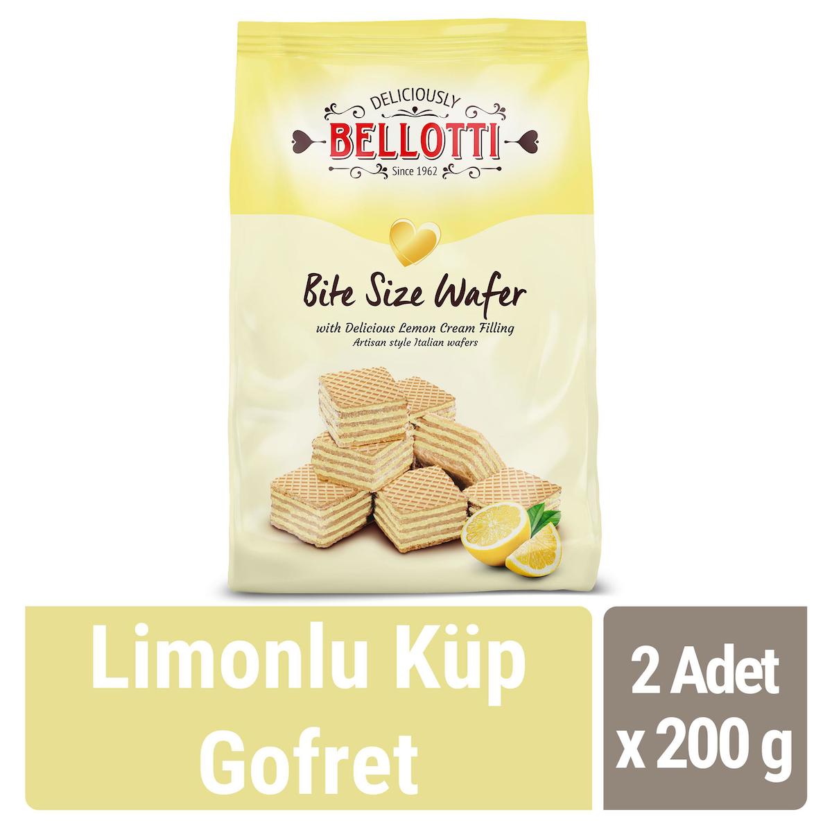 Belotti Limonlu Küp Gofret 2x200 gr
