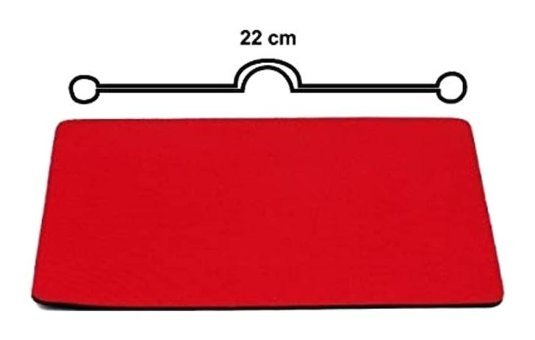 Elba 220S 22x18 cm Small Mousepad Kırmızı