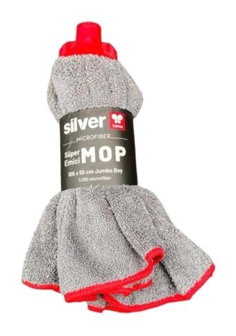 Silver Home Tekli Yedek Mop Gri