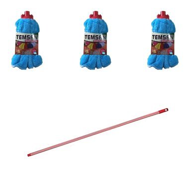 Temsan Tekli Set Kırmızı - Mavi