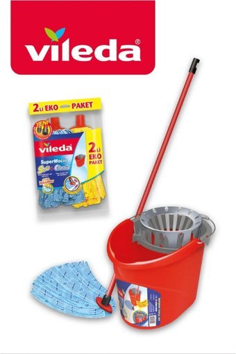 Vileda Super Mocio 2'li Set Çok Renkli