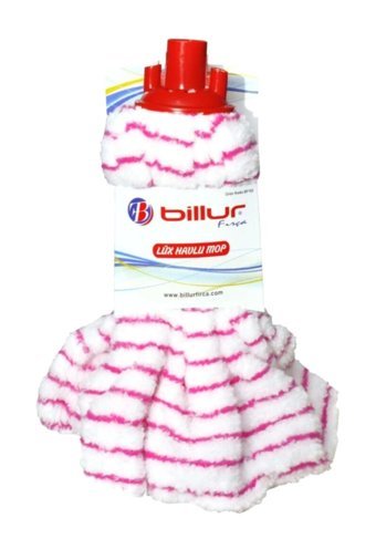 Billur Tekli Mop Beyaz - Kırmızı