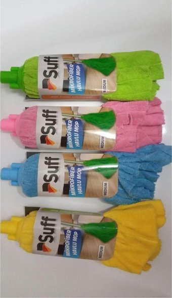 Suff 4'lü Yedek Mop Çok Renkli