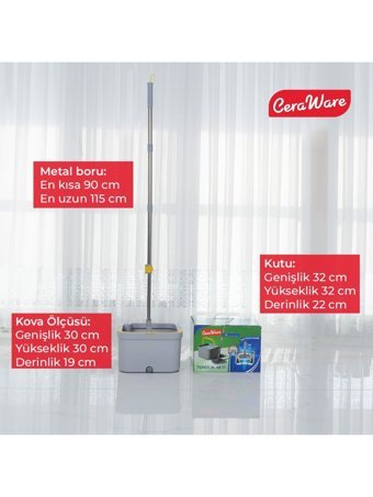 Ceraware 2'li Set Gri
