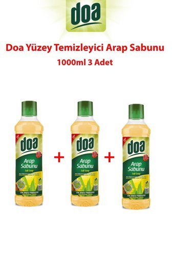 Doa Organik Sıvı Arap Sabunu 3x1 lt