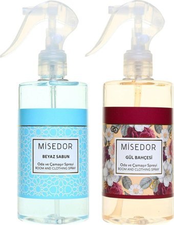 Misedor Beyaz Sabun-Gül Bahçesi Oda Kokusu 2x330 ml