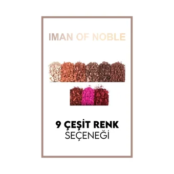 Iman Of Noble No:1 Toz Mat Sedefli Far Paleti