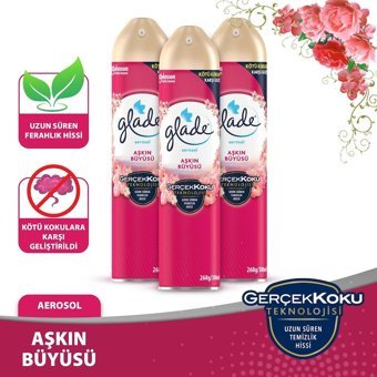 Glade Aşkın Büyüsü Oda Kokusu 3x300 ml