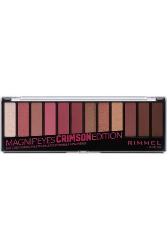 Rimmel London Magnif'Eyes Crimson Edition Krem Saten Far Paleti