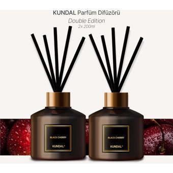 Kundal Temel Seri Kara Kiraz Oda Kokusu 2x200 ml