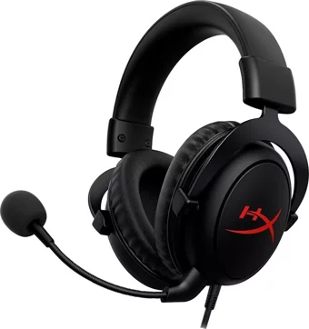 Hyperx Cloud Core 3.5 mm Gürültü Önleyici Mikrofonlu Kablolu Kulak Üstü Kulaklık Siyah