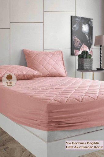 Formeya Pamukkale Pamuklu Sıvı Geçirmez 200x220 cm Çift Kişilik Alez