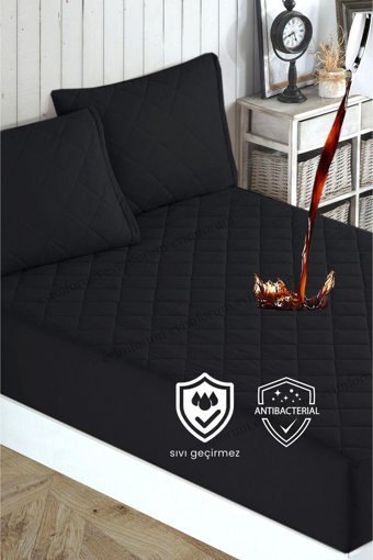 Formeya Adelya Mikrofiber Lastikli Sıvı Geçirmez 100x200 cm Çift Kişilik Alez