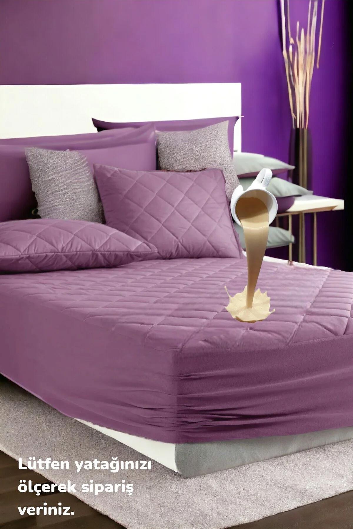 Miaselis Pamuklu Sıvı Geçirmez 120x200 cm Çift Kişilik Alez