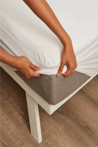 Evony Fitted Mikrofiber Lastikli Sıvı Geçirmez 160x200 cm Çift Kişilik Alez