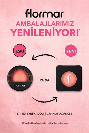 Flormar Baked Toz Mat Tekli Far Beyaz