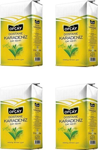Ofçay Dostane Siyah Çay Dökme Çay 4'lü 1 kg