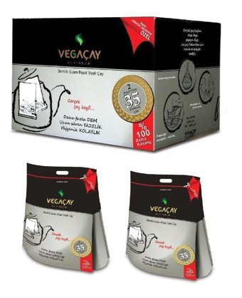 Vegaçay Altındem Demlik Poşet Çay 2'li 100 Adet