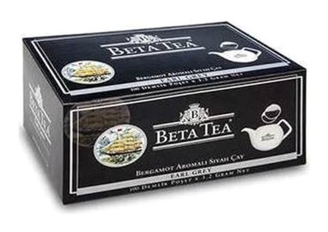 Beta Tea Bergamot Demlik Poşet Çay 6'lı 100 Adet