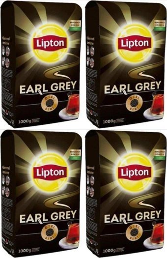 Lipton Earl Grey Organik Bergamot Dökme Çay 4 'lü 1 kg