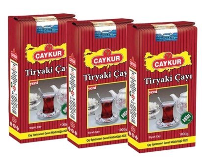 Çaykur Tiryaki Organik Filiz Dökme Çay 3'lü 1 kg