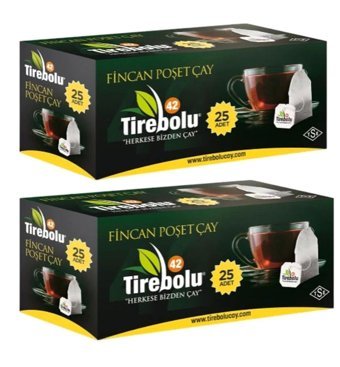 Tirebolu 42 Süzen Poşet Çay 2'li 25 Adet