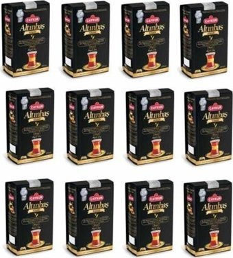 Çaykur Altınbaş Organik Siyah Çay Dökme Çay 12'li 500 gr