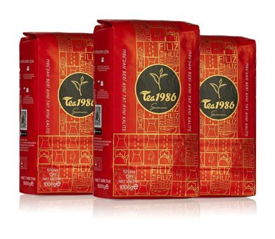 Tea1986 Filiz Organik Filiz Dökme Çay 3'lü 1 kg