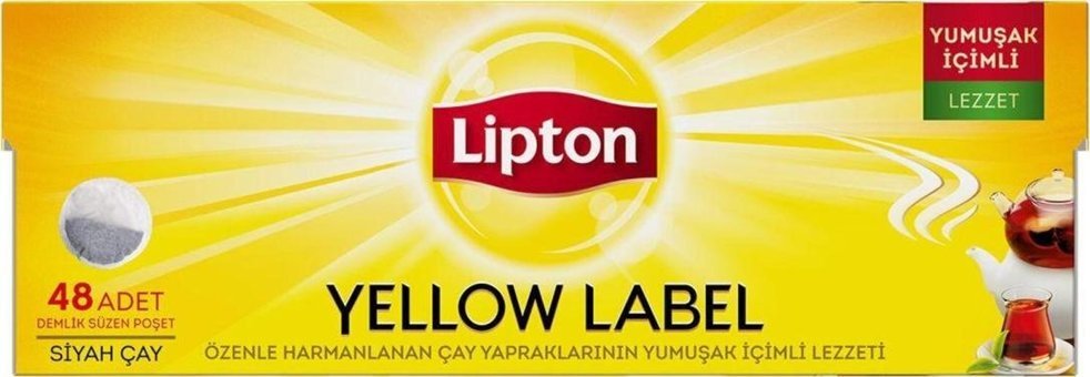 Lipton Yellow Label Demlik Poşet Çay 48 Adet